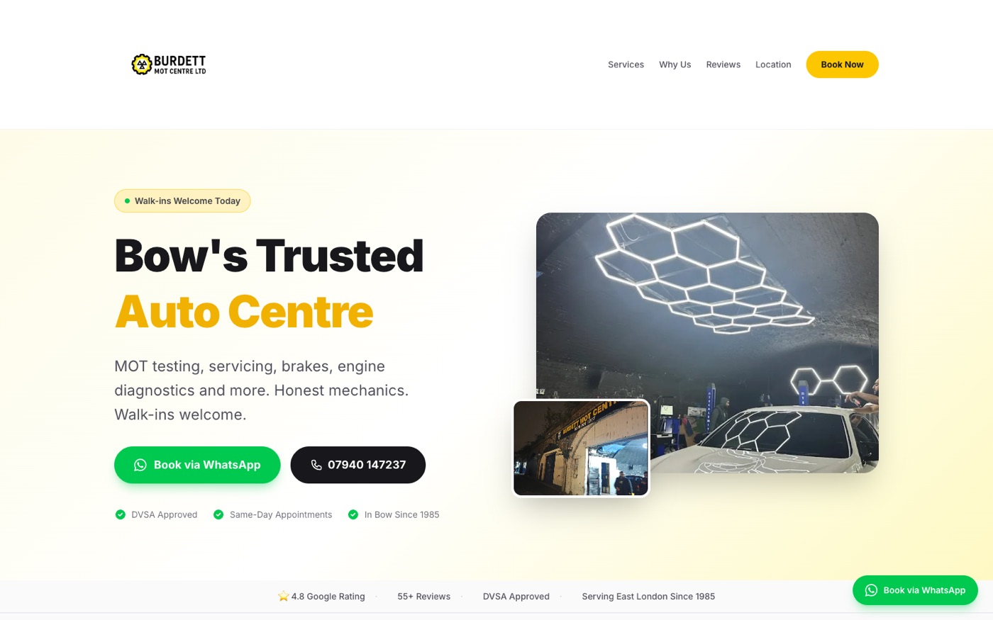 Burdett MOT Centre